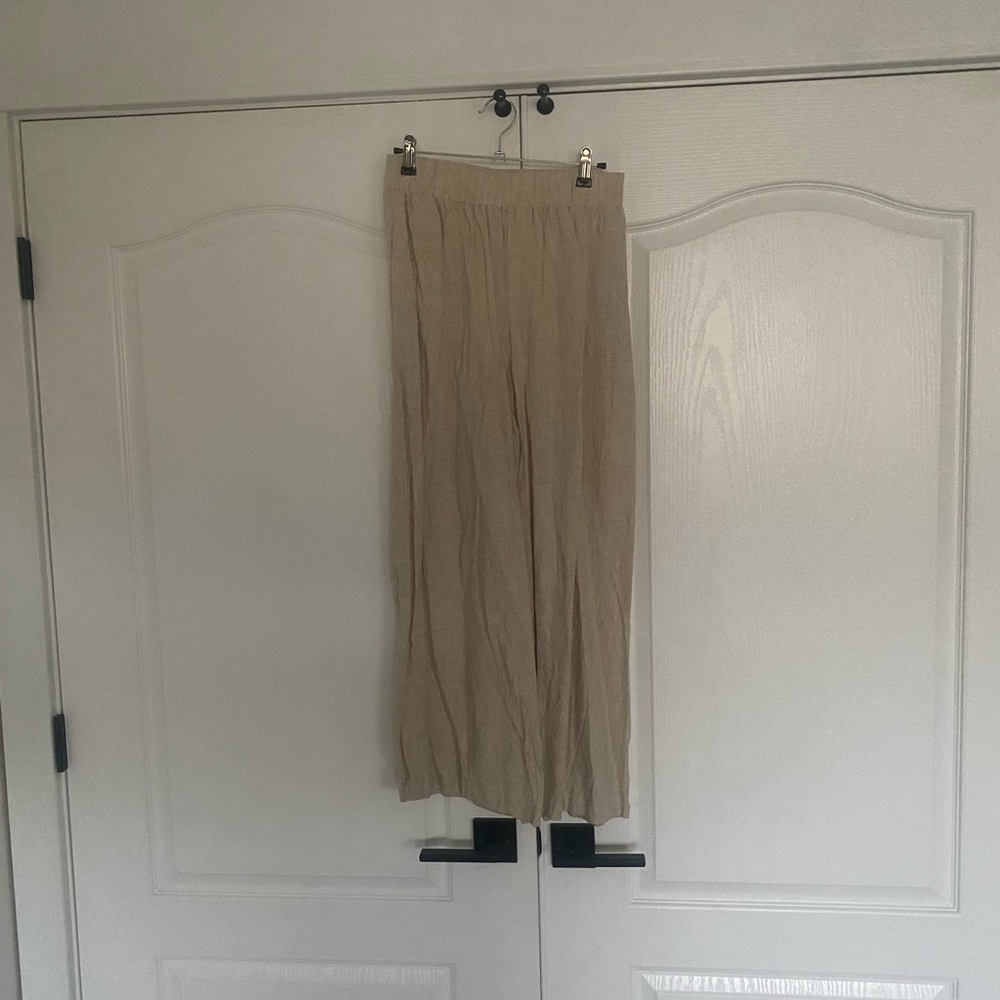 Princess Polly Tan Wide-Leg Pants